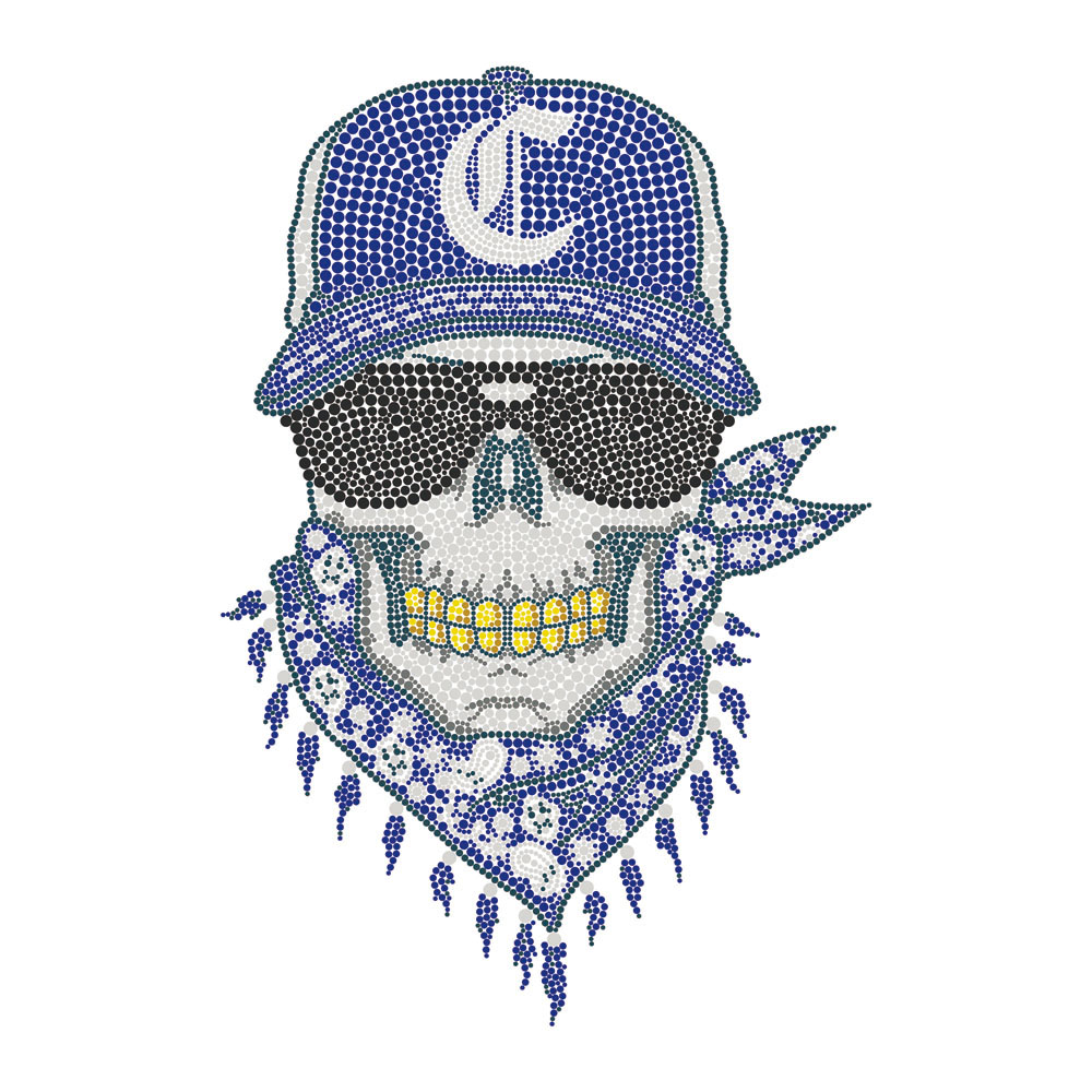 Skull Rhinestone Transfer Skull Designs Rhinestone Transfer Wholesale Custom,RHINESTONE SERIES ...